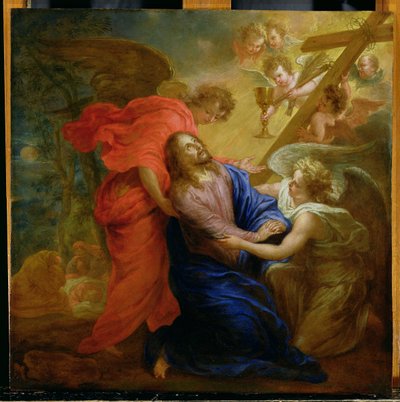 The Agony in the Garden (olja på koppar) av Jan Boeckhorst